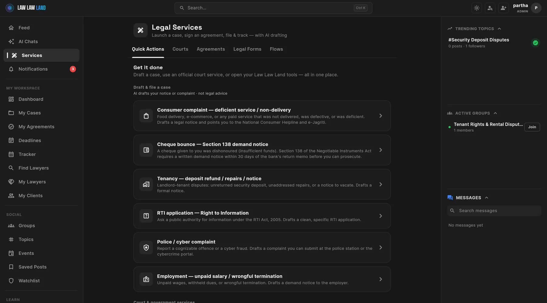 Lawlawland — Legal Services